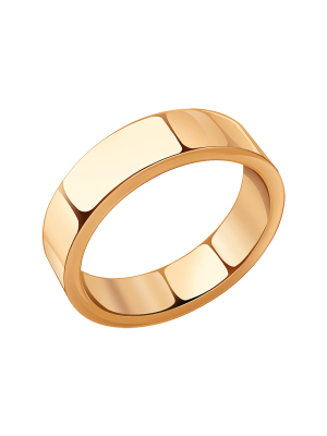 Кольцо обручальное золотое 585 без камней 5 мм