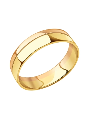 Кольцо обручальное золотое 585 без камней 4,5 мм